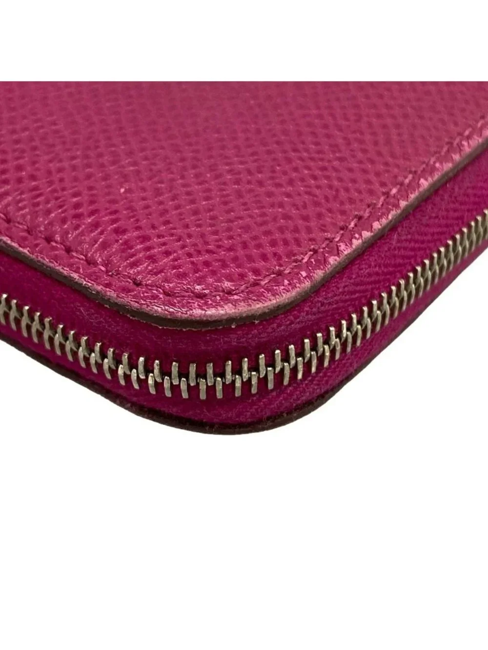 Hermes Wallet Azap Long Silk'In Purple
